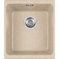 Franke Kubus KBG 210-37 Fragranit+, flchenbndig, Druckknopfventil, Farbe Beige, 135.0477.104