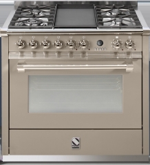 Steel Ascot 90, Rangecooker, 90 cm, Combisteam, Farbe Sabbia, A9S-4TSA, mit 5 Jahren Garantie!