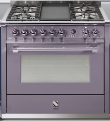 Steel Ascot 90, Rangecooker, 90 cm, Multifunktion, Farbe Ametista, A9F-4TAA, mit 5 Jahren Garantie!