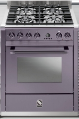 Steel Ascot 70, Rangecooker, 70 cm, Combisteam, Farbe Ametista, A7S-4IAA, mit 5 Jahren Garantie!
