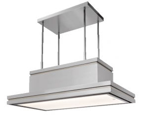 Steel Genesi Isola 130 Inselhaube, Sabbia, 130 cm, GKS130SA, mit 5 Jahren Garantie!