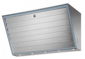 Steel Genesi Verticale 120 Wandhaube, Celeste, 120 cm, GKV120CE, mit 5 Jahren Garantie!