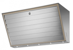 Steel Genesi Verticale 90 Wandhaube, Sabbia, 90 cm, GKV90SA, mit 5 Jahren Garantie!