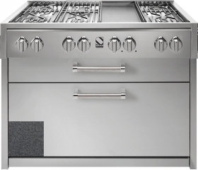 Steel Genesi 120, Kchenmodul, 120 cm, Farbe Anthrazit, G12C-6BAN, mit 5 Jahren Garantie!