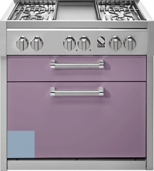 Steel Genesi 90, Kchenmodul, 90 cm, Farbe Celeste, G9C-4BCE, mit 5 Jahren Garantie!