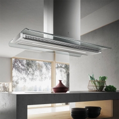 Elica Serendipity Island IX/A/120x60 Inselhaube Edelstahl und Glas, PRF0120064