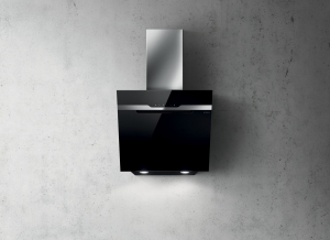 Elica Majestic BL/A/60 Wandhaube Edelstahl und Schwarzglas, PRF0117381. Mit 5 Jahren Garantie!