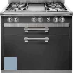 Steel Ascot 90, Kchenmodul, 90 cm, Farbe Celeste, A9C-6ICE, mit 5 Jahren Garantie!