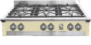 Steel Ascot 90, Einbaukochfeld, 90 cm, Farbe Crema, A9-4TCR, mit 5 Jahren Garantie!