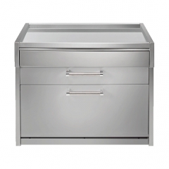 Steel Genesi 120, Arbeitstisch, 120 cm, Farbe Edelstahl, G12C-PSS, mit 5 Jahren Garantie!