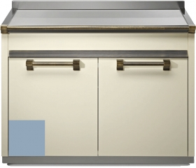 Steel Ascot 120, Arbeitstisch, 120 cm, Farbe Celeste, A12S-PCE, mit 5 Jahren Garantie!