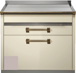 Steel Ascot 90, Arbeitstisch, 90 cm, Farbe Sabbia, A9C-PSA, mit 5 Jahren Garantie!