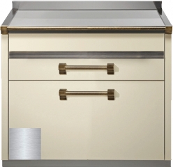 Steel Ascot 90, Arbeitstisch, 90 cm, Farbe Edelstahl, A9C-PSS, mit 5 Jahren Garantie!