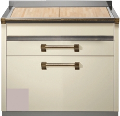 Steel Ascot 90, Arbeitstisch, 90 cm, Farbe Sabbia, A9C-PCSA, mit 5 Jahren Garantie!