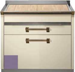 Steel Ascot 90, Arbeitstisch, 90 cm, Farbe Ametista, A9C-PCAA, mit 5 Jahren Garantie!