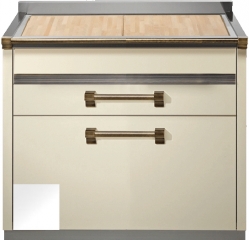 Steel Ascot 90, Arbeitstisch, 90 cm, Farbe Nuvola, A9C-PCNA, mit 5 Jahren Garantie!