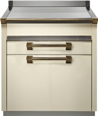 Steel Ascot 70, Arbeitstisch, 70 cm, Farbe Crema, A7C-PCR, mit 5 Jahren Garantie!