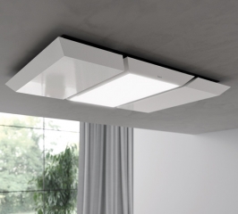 best Windy, Deckenlfter, Glas wei, 110 cm, 07F58000A, BHK16700WA, Mit 5 Jahren Garantie!