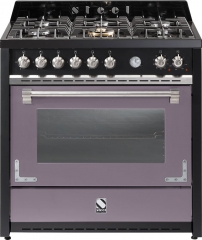 Steel Oxford 90, Rangecooker, 90 cm, Multifunktionsbackofen, Farbe Ametista, X9F-6AA, mit 5 Jahren Garantie!