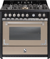 Steel Oxford 90, Rangecooker, 90 cm, Multifunktionsbackofen, Farbe Sabbia, X9F-6ISA, mit 5 Jahren Garantie!