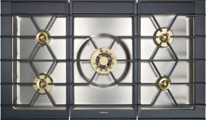 Gaggenau CG 492 111, Gas-Kochfeld, 100 cm, mit Wokbrenner, fr Flssiggas. Mit 5 Jahren Garantie!