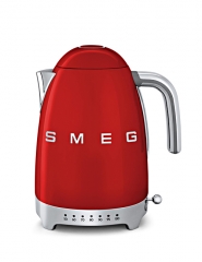 SMEG KLF04RDEU Wasserkocher, variable Temperatur, Farbe Rot