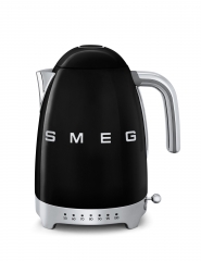 SMEG KLF04BLEU Wasserkocher, variable Temperatur, Farbe Schwarz
