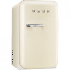 SMEG FAB5RCR Standkhlschrank Minibar, Creme, Rechtsanschlag, EEK: D, mit 5 Jahren Garantie!