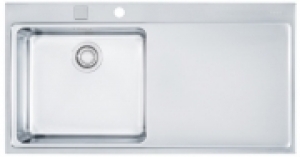 Franke Mythos MMX 211, SlimTop Becken, MIT INTEGRAL-ABLAUF, Becken links, 127.0380.451