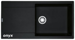 Franke Maris MRG 611-100 XL Einbausple Fragranit+, Farbe Onyx, 114.0378.126