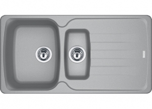 Franke Antea AZG 651 Einbausple Fragranit+, Farbe Steingrau, 114.0477.970