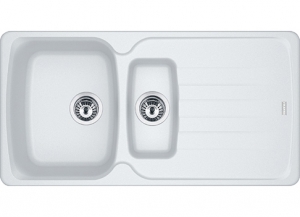 Franke Antea AZG 651 Einbausple Fragranit+, Farbe Glacier, 114.0477.969
