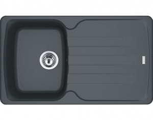 Franke Antea AZG 611-86 Einbausple Fragranit+, Farbe Graphit, 114.0477.976