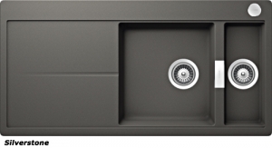 Schock Horizont D-150 U Unterbau, INKL. GLASSCHNEIDBRETT UND RESTESCHALE, Silverstone