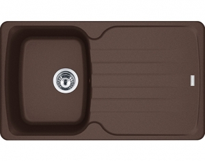 Franke Antea AZG 611-86 Einbausple Fragranit+, Farbe Chocolate, 114.0477.975