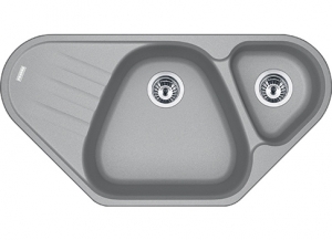 Franke Antea AZG 661-E Fragranit DuraKleen Plus Farbe Steingrau, 114.0477.993