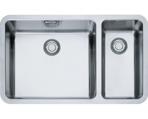 Franke Kubus KBX 160-45-20, Edelstahl glatt, Groes Becken links,122.0176.269
