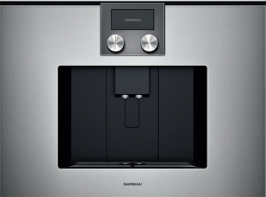 Gaggenau CMP 250 111, Espresso-Vollautomat Serie 200, metallic, Bedienung oben. Mit 5 Jahren Garantie!