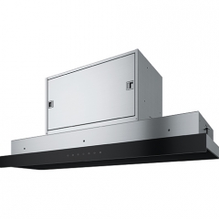 Franke Mythos Plus FMYPL 908 POT BK, Flachschirmhaube, schwarz, 90 cm, mit 5 Jahren Garantie!