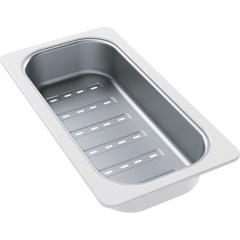 Franke Abtropfbecken Edelstahl mit Kunststoffrand, 112.0325.251