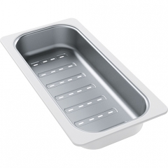 Franke Abtropfbecken Edelstahl mit Kunststoffrand, 112.0325.253