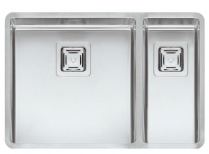 Reginox Texas 40x40 + 18x40, Edelstahlsple, Hauptbecken links, R28063