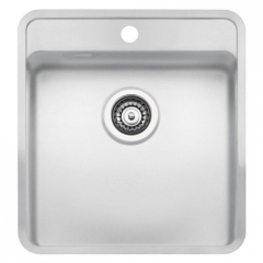 Reginox Ohio 40x40 Hahnlochbank, Regi-Color, farbige Edelstahlsple, Farbe Arctic White, R26380