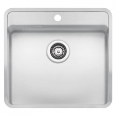 Reginox Ohio 50x40 Hahnlochbank, Regi-Color, farbige Edelstahlsple, Farbe Arctic White, R26342