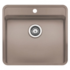 Reginox Ohio 50x40 Hahnlochbank, Regi-Color, farbige Edelstahlsple, Farbe Sahara Sand, R26359