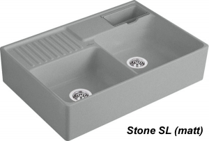Villeroy & Boch Splstein Doppelbecken, Farbe SL Stone, Classicline