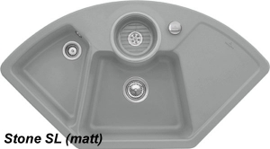 Villeroy & Boch Solo Eck, Farbe SL Stone, Classicline