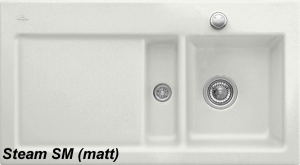 Villeroy & Boch Subway 50, Farbe SM Steam, Classicline, Becken rechts oder Becken links