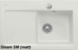 Villeroy & Boch Subway 45, Farbe SM Steam, Classicline, Becken rechts oder Becken links