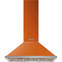 Smeg KPF9OR Dekor-Wandhaube, Orange, 90 cm, EEK: A+, mit 5 Jahren Garantie!